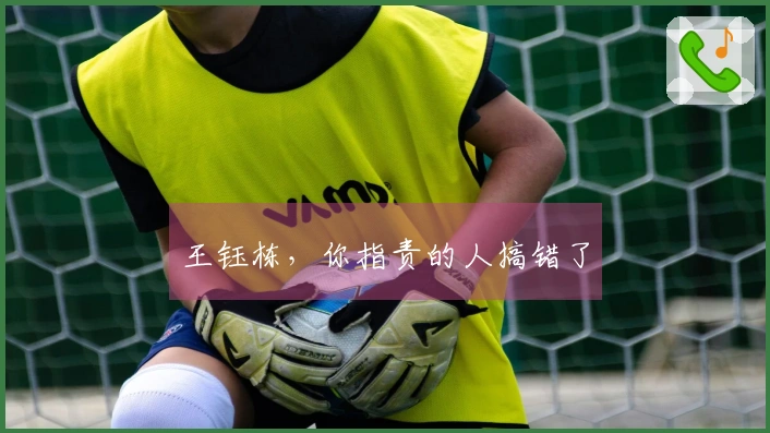 王钰栋，你指责的人搞错了